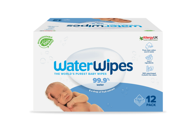 WaterWipes biodegradable baby wipes