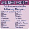 Allergen Label online kerry catering supplies